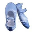 thumbnail image 2 of Fozruso Ballet Slippers Dance Shoes Split Leather Sole For Children And Adults,Sizes 8.5 Little Kid 2-2.5 Years(Blue), 2 of 7