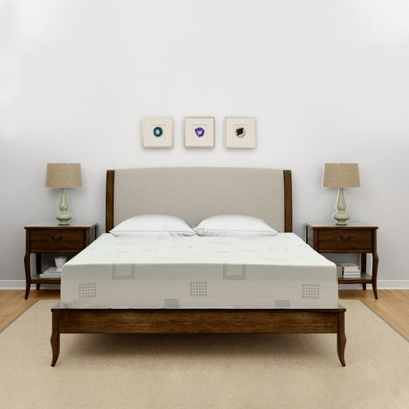 ViscoLogic Twilight 10-Inch Orthopedic Supportive Memory Foam Queen Mattress With Free Mattress Protector (Queen)