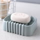 thumbnail image 5 of Accesorios de baño Jabonera de doble compartimento Organizador de jabón para ropa de baño Estante de jabón de drenaje grande sin perforaciones Jabonera Jabonera, 5 of 6