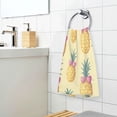 thumbnail image 3 of Yayeee 100% Cotton Hand Towels for Bathroom 16" x 28" Soft Absorbent Kitchen Towel, Pineapple Love, 3 of 7