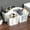 White, variant on Plastic Storage Baskets with Handles, Shower Caddy Shelf Organizers Basket for Bathroom, Kitchen, Dorm Room, White