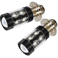 thumbnail image 4 of For Yamaha ATV H6M LED Headlight Bulbs - 100W 6000K White Light for Raptor 700, Banshee 350 & More (2-Pack), 4 of 5