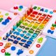thumbnail image 1 of Wooden Toys Children Geometric Digital Fishing Logarithmic Board Children's Wooden Preschool Early Educational Toy heqiyong LED, 1 of 2