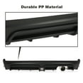 thumbnail image 6 of PIT66 Rear Bumper Spoiler & LED 3RD Brake Light & Muffler Tip Fit for 2006-2011 Honda Civic 4 Doors Only Mug RR Style Black, 6 of 10