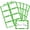 Green, variant on 400 Pcs 2"×3" Elegant Gold Border Name Tag Stickers – Writeable Adhesive Name Badge Labels | Versatile for Office, School, Party, Conferences & Home Organization Projects
