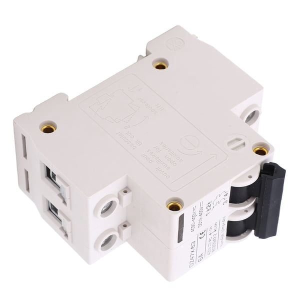 Interruptor De Desconexión De CA CC, Mini Disyuntor De Bajo Voltaje DZ47X 63 Protección Segura Contra Cortocircuitos 400 V Para Fotovoltaico