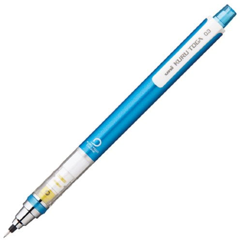 0.3mm M34501P.24 Black Uni Kurutoga Mechanical Pencil Standard 