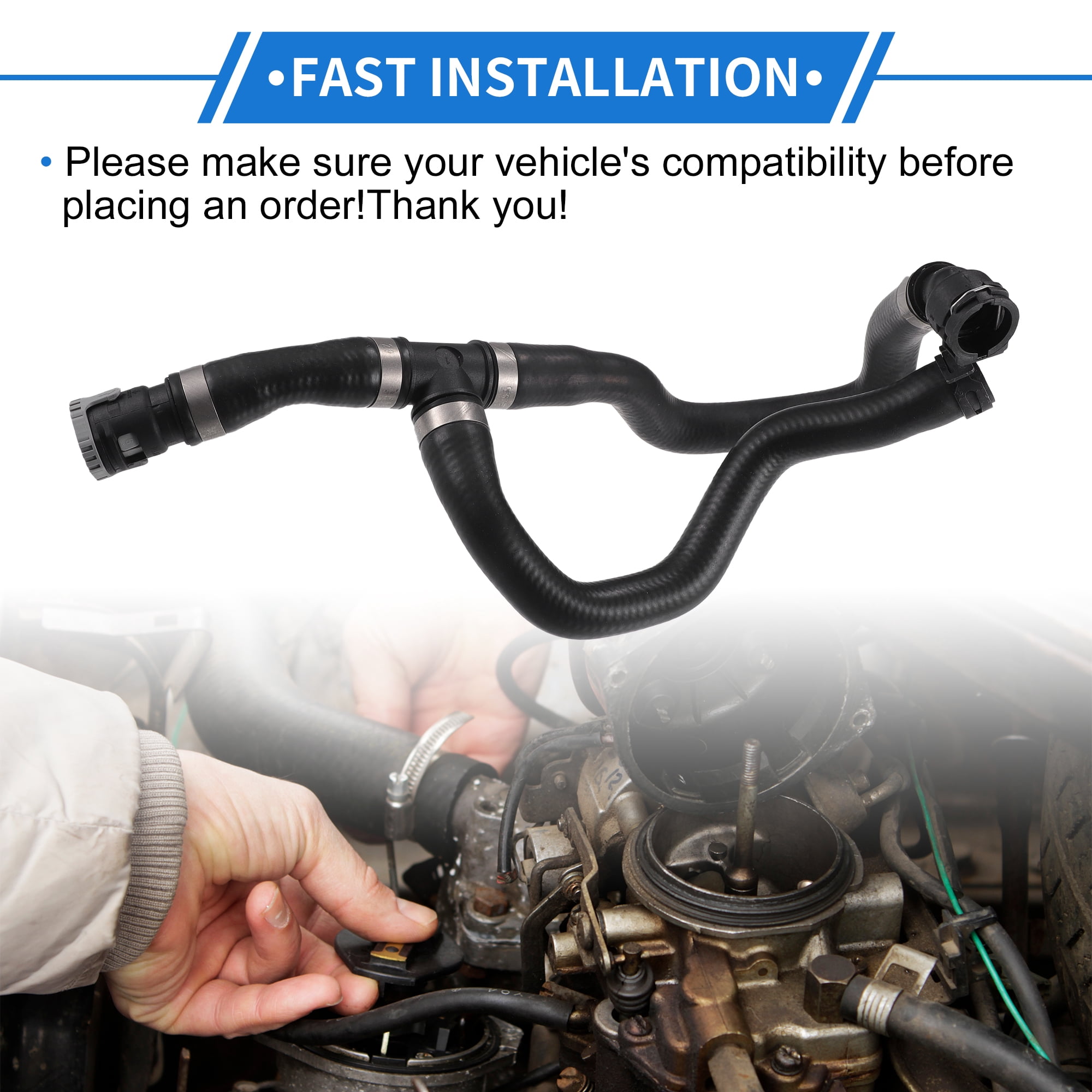 Unique Bargains HVAC Heater Hose for for Ford Escape 2013-2019 for Lincoln MKC 2017-2019