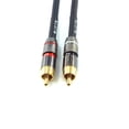 thumbnail image 4 of WJSTN-020 Cable de audio RCA a RCA 1RCA macho a 1RCA macho Convertidor de cable de audio estéreo Cable de audio estéreo digital para subwoofer Cine en casa Audio de alta fidelidad-Doble blindaje-Paque, 4 of 5