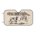 thumbnail image 7 of Goofa Cows On The Farm Printed Car Windshield Sunshade,Foldable Reflective Sun Visor,UV Protection Heat Blocker Sunshade,Car Cooling Accessory-Small, 7 of 7