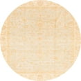 thumbnail image 1 of Ahgly Company Indoor Round Abstract Brown Gold Abstract Area Rugs, 8' Round, 1 of 6