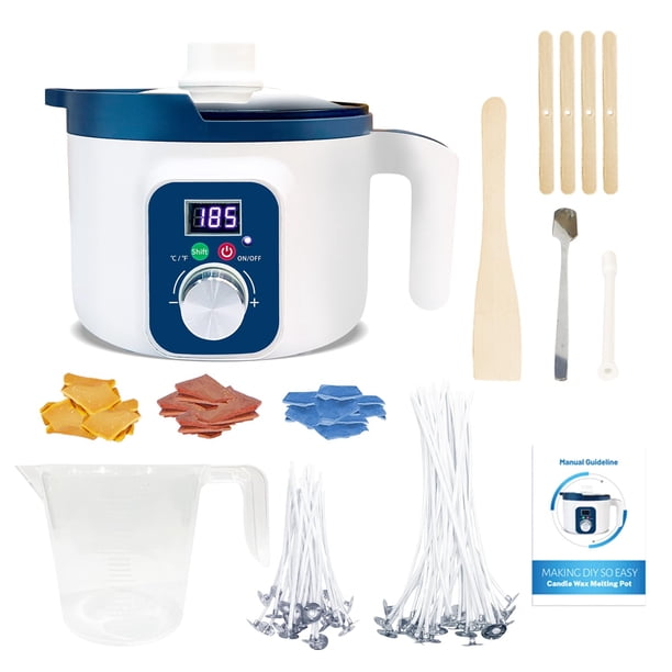 Kit Digital para Derretir Cera de Velas KQU con Control de Temperatura