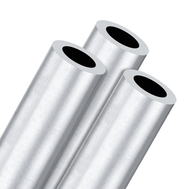 Tubo redondo de aluminio 6063 en paquete de 3, 20mmx30mm(IDxOD) 100mm de longitud