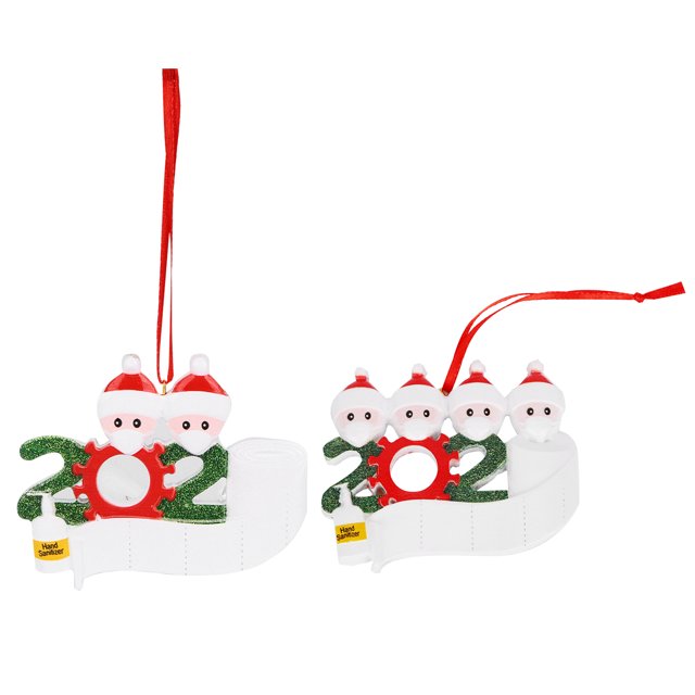 Survivors Family Ornaments,2PCS Personalized Family Members Xmas Tree Hanging Decor Christmas Tree Pendant Performance Driven