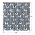 thumbnail image 5 of King Charles Cavalier Shower Curtain 72"x72" ,Bathroom Decorative Shower Curtains Set with 12 Hooks,Modern Waterproof Washable Shower Curtain, 5 of 6