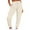 Beige, variant on Sweatpants, Scrub Pants Women's Solid Color Casual Sports Tie Up Waist with Sweater Material Pants, Slacks Pantalones De Mujer, Brown