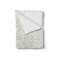 thumbnail image 2 of Spring Soft Flannel Fleece Blanket, Curvy Swirling Flower Twigs Leaves and Petals Scroll Revival Pattern, Cozy Plush for Indoor and Outdoor Use, 50" x 70", Grey Green and Off White, by Ambesonne, 2 of 5
