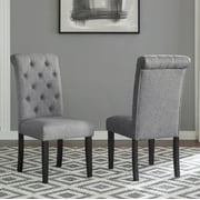 Roundhill Furniture Leviton Urban Style Dining Set, 30 Height Table with 4 Chairs and Bench, Gray