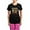 With Pink Pant, variant on CafePress - Feb 29 Birthday Pajamas - Women's Short Sleeve Print T-Shirt and Pants Dark Cotton Pajama Set