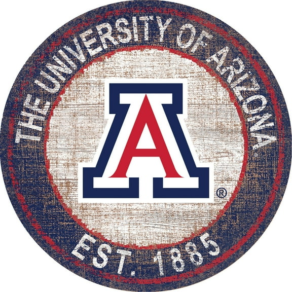 Arizona Wildcats 24'' Round Heritage Logo Sign