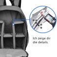 thumbnail image 3 of Compact Professional Camera Backpack, Customizable Interior for DSLR SLR Mirrorless Cameras, Quick Access Design for On-The-Go Photography (Black), 3 of 5