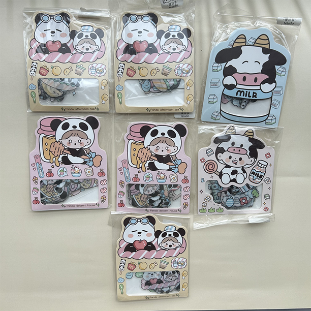 30 Uds. De pegatinas Labubu de dibujos animados, muñecos Kawaii, calcomanías de grafiti, decoración para cuaderno, bicicleta, pegatina impermeable, juguete para niños