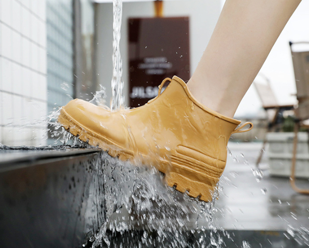 Women's and Men's Short Rain Boot, Ankle-Length Waterproof Garden Boots for Outdoor
