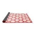 thumbnail image 2 of Ahgly Company Indoor Round Trellis Red Contemporary Area Rugs, 3' Round, 2 of 4