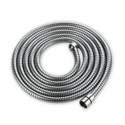 HOMELODY 118" 9.8 ft Extra Long Shower Hose Double Interlock Extended Replacement Hose with Brass Fitting For Handheld Shower Head Bidet Sprayer, Stainless Steel Chrome Finish
