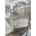 thumbnail image 6 of Modus Furniture 84 inch Rectangular Dining Table Ultra Clear Glass and brushed Stainless Steel, 6 of 7