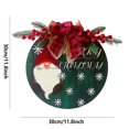 thumbnail image 3 of Puntoco Liquidación De Adornos Decorativos Navideños Guirnaldas Navideñas Festivas Decoraciones Letrero De Madera Para Colgar En La Puerta De Navidad Colgante De Bienvenida Casa De Bienvenida De Mader, 3 of 6