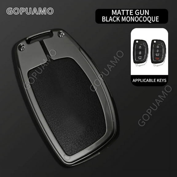 Zinc alloy Car Key Cover For Hyundai E 3/4 button key case Ix35 Ix45 I10 I30 I40 Tucson Santa Rena Sonata Elantra Creta Key Case