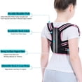 thumbnail image 2 of Corrector de postura profesional Lexniush para niños. Soporte de espalda ajustable para adolescentes, niños y niñas. Soporte para la columna vertebral debajo de la ropa para mejorar la postura encorva, 2 of 5