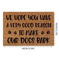 thumbnail image 3 of Welcome Doormat Interesting Monogrammed Floor Mat Text Retro Style Mat Thick and Non-Skid Machine Washable Kitchen Mat Modern Style Aartistic Floor Mat Yard Decor Holiday Decor, 3 of 5