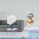 thumbnail image 2 of Caja moderna de acrílico para guardar papel higiénico con forma de . Soporte decorativo de pared para pañuelos. Escultura espacial para baño, 2 of 8