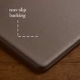 thumbnail image 4 of MARTHA STEWART Bloomfield Grateful Border Kitchen Mat, Comfort Standing Mat, Non-Slip Backing, Water & Stain Resistant, Blue, 18"x30", 4 of 5