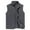 Gray, variant on Dwelliawo Men's Lightweight Vest Casual Outdoor Cargo Vest Golf Zip Vest with 4 Pockets Fall Hiking Sleeveless Jackets Army Green 7xl