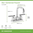 thumbnail image 5 of Symmons SLC3512STNPP Dia 1.0 GPM Centerset Bathroom Faucet - Nickel, 5 of 5