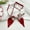 C, variant on Namzi Elegant Personalized Scarf, Red Series Long Striped Small Scarf, Narrow and Long Striped Ribbon, Neck Tie, Hair Tie, Bag Decoration, Hand Gift Ribbon -1 piece (A)