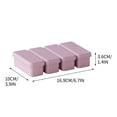 thumbnail image 4 of Ohufall Large Capacity Long Ice Mold Press Type With Lid Household Refrigerator Ice Storage Maker, 4 of 7