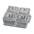 thumbnail image 4 of simhoa Plats de Service Divisés pour Stockage Alimentaire Plateau d'Apéritif pour Noix Collations Biscuits, 4 of 8