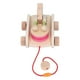 thumbnail image 5 of Crocodile Beating Drum Baby Pull Toys Rubber Wood Baby Pull Toys for Over 1 Year Old Boys Girls, 5 of 5
