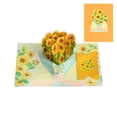 thumbnail image 2 of SSNTSY Daisy Pop Up Cards 3D Greeting Card Flower Butterfly Flower Bouquet Card 5.9" X 7.9" for Birthday, Mothers Day, Valentines Day, Mom, Wife, 2 of 8