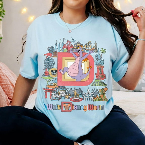 Walt Disney World Figment Shirt, Purple Dragon Shirt, Figment Matching Disney Shirt, Magic Kingdom Tee