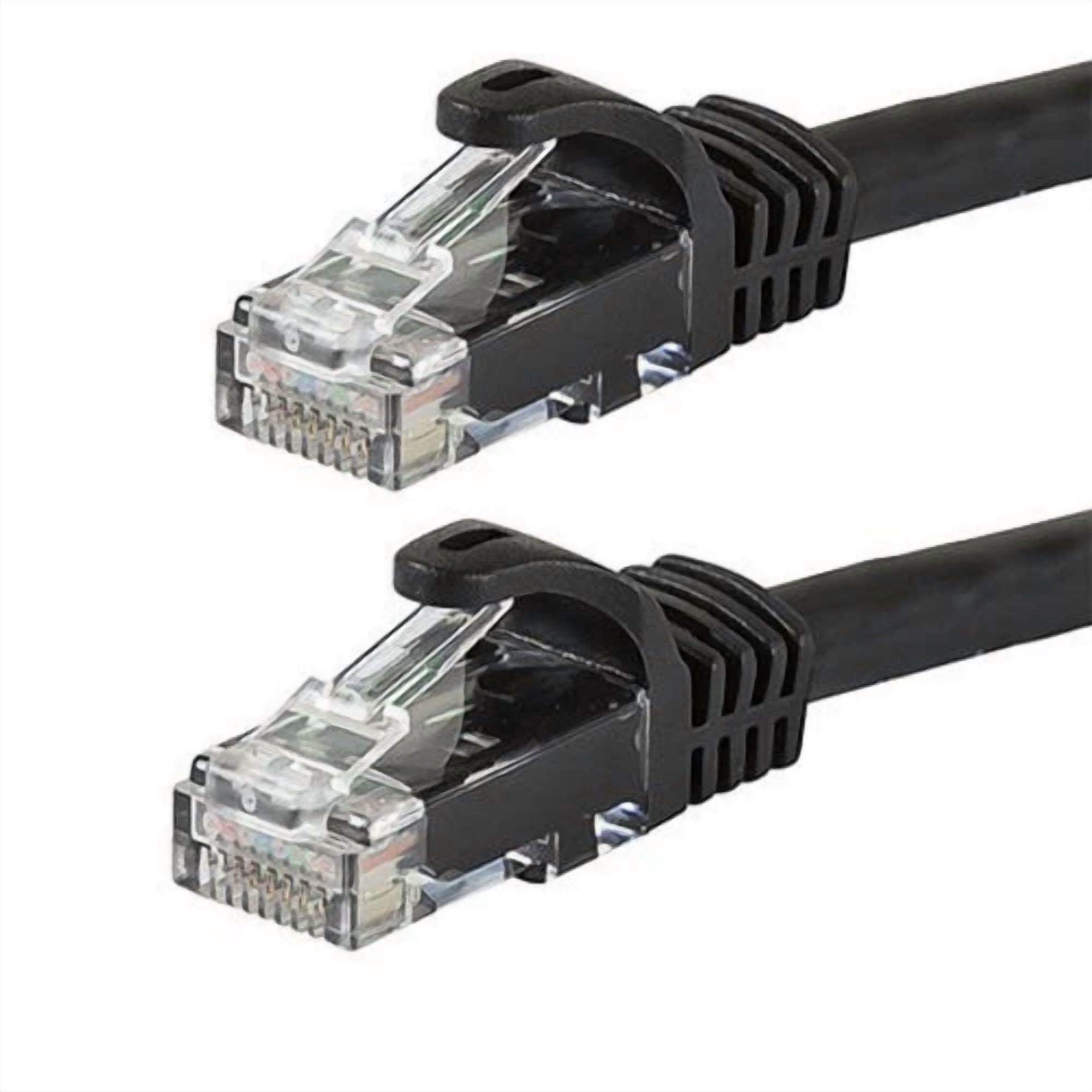 BUTTERFLY- Cat6 100 Ft Rj45 Ethernet Lan Network Cable Patch Cord For Pc Xbox Router Black