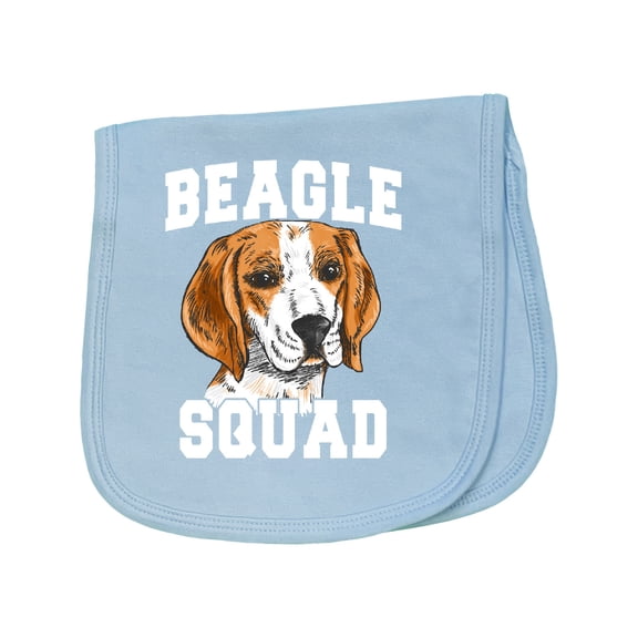 Inktastic Dog Beagle Squad Baby Burp Cloth