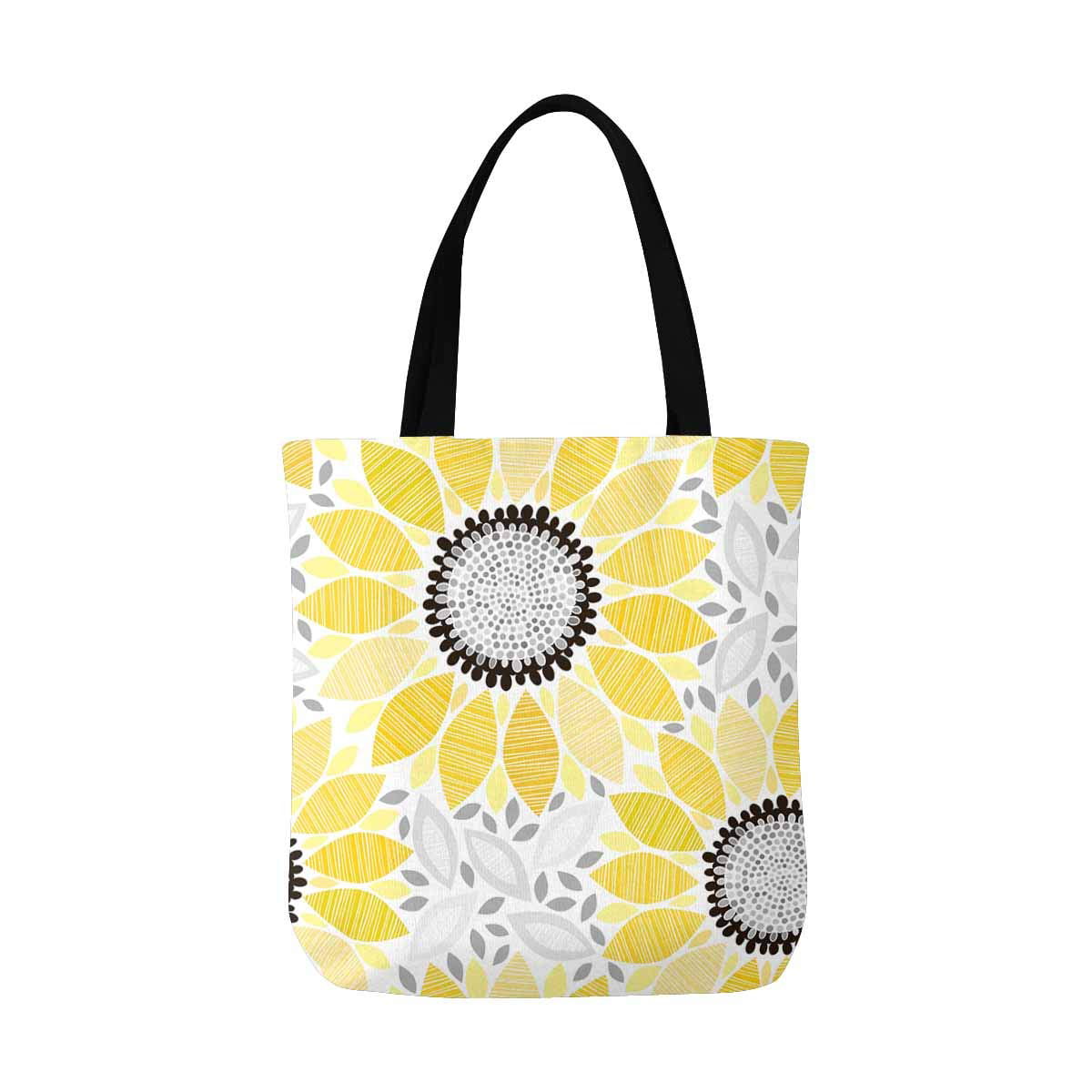 ASHLEIGH Cute Sunflowers Reusable Grocery Bags Shopping Bag Canvas Tote ...