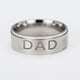 thumbnail image 5 of Anillo de moda con letras para papá, anillo de acero de titanio para hombre, anillo de joyería, 1 pieza Wmkox8yi  sjalhkljlk1665, 5 of 9