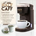 thumbnail image 6 of World's Best Half Caff Hazelnut Coffee 18ct. Solar Energy Produced Recyclable Single Serve Half Caff Hazelnut Coffee Pods - 100% Arabica Coffee California Roasted, KCup Compatible, 6 of 6