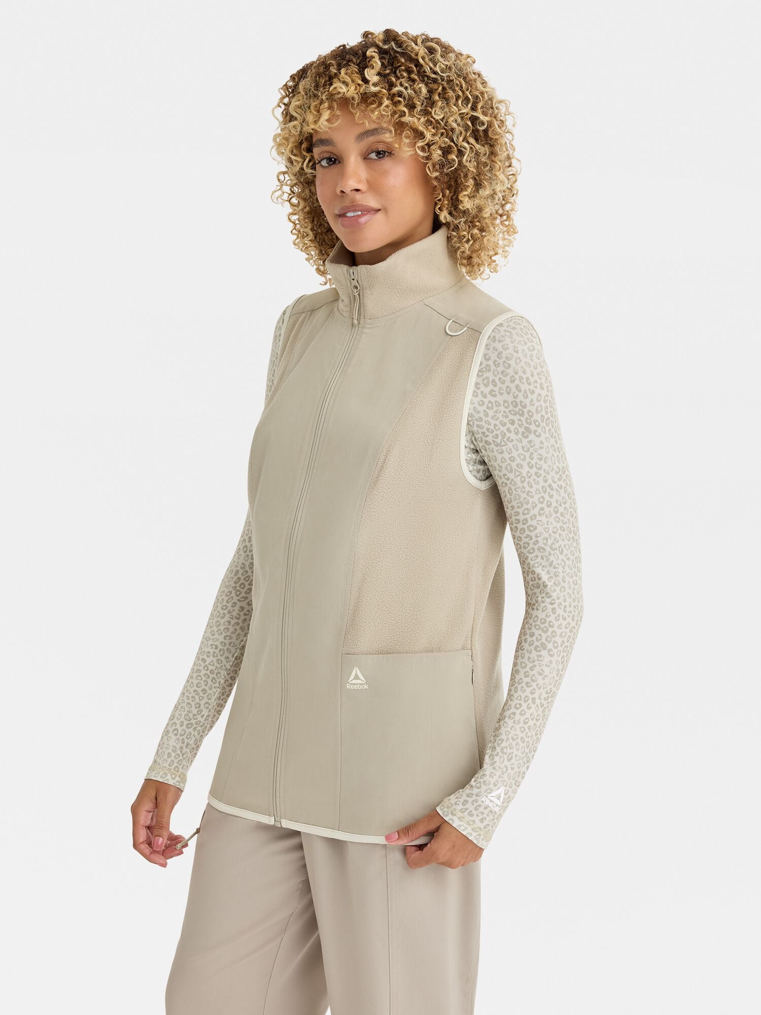 Reebok Women’s Tech Comfort Scrub Vest with 6 Pockets, Sizes S–3XL